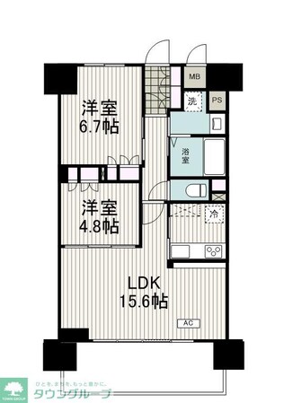 リーラ横浜川和町の物件間取画像